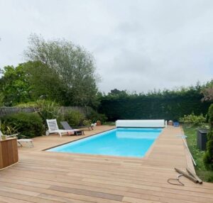 Terrasse de piscine Charpente Ligérienne